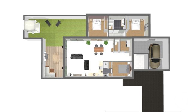 maison à vendre - 4 pièces - 118.43 m2 - TALMONT ST HILAIRE - 85 - PAYS-DE-LOIRE - Century 21 Eole Immobilier