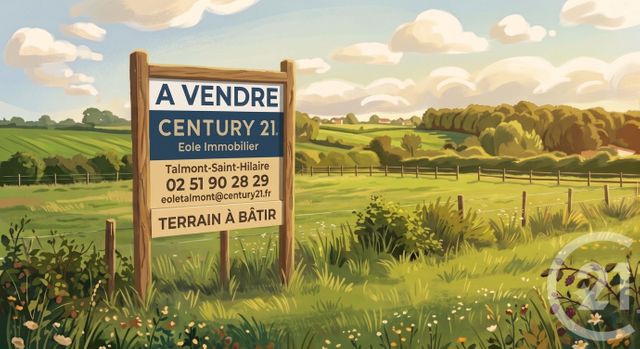 terrain à vendre - 399.0 m2 - TALMONT ST HILAIRE - 85 - PAYS-DE-LOIRE - Century 21 Eole Immobilier