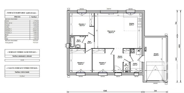 maison à vendre - 4 pièces - 79.73 m2 - GROSBREUIL - 85 - PAYS-DE-LOIRE - Century 21 Eole Immobilier